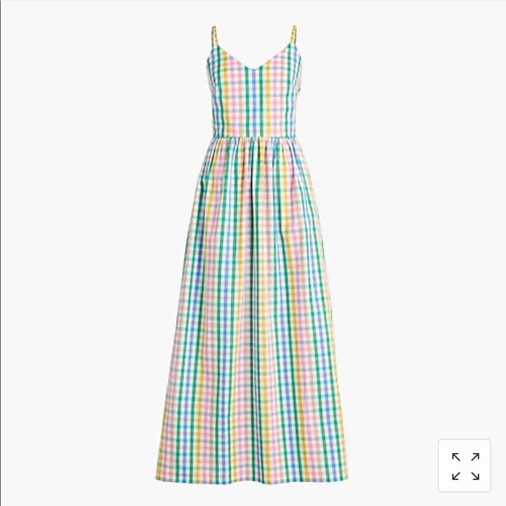 JCrew Factory Plaid Maxi Dress
